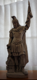 Socha betónová - Sv. Florián 110 cm, zaoblený spodok sochy 30 x25 cm